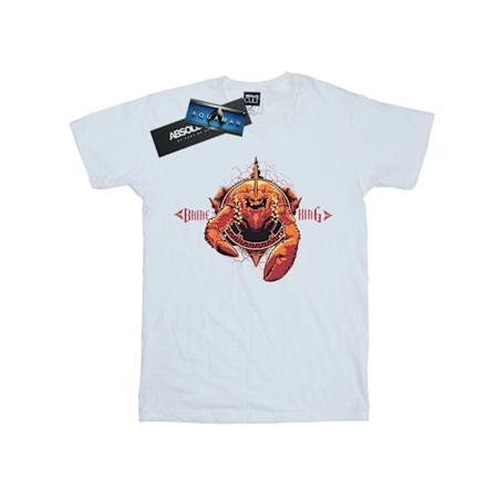 DC Comics Dam/Kvinnor Aquaman Brine King Bomull Boyfriend T-S White M