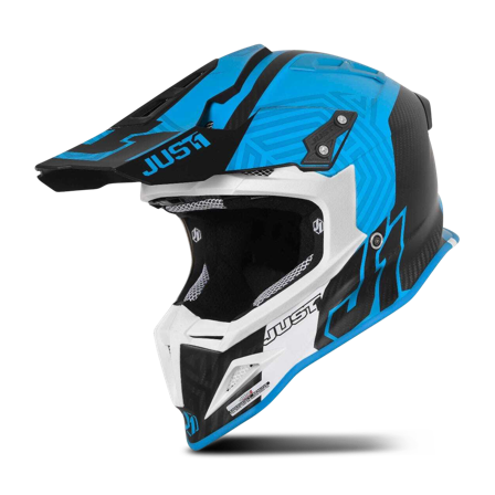 Casco Cross Just1 J12 Full Interamente in carbonio S