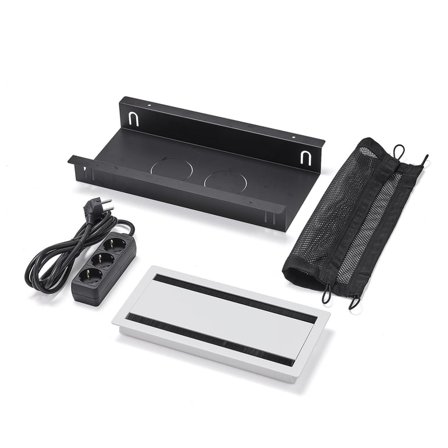 Kabelbox UNIFY, klein, inkl. Verlängerungskabel, weiß