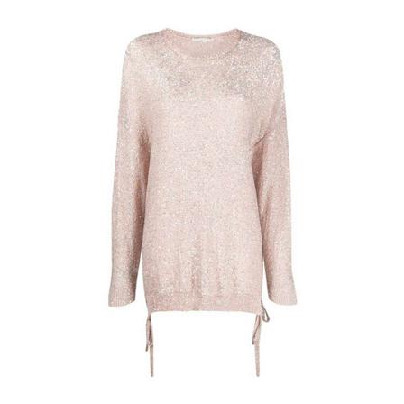 Stella Mccartney - Stickade Tröjor & Koftor - Rosa - Dam - Storlek: S, Dam, Storlek: S