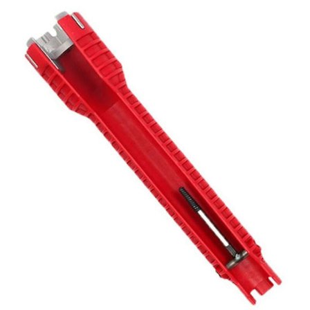 8 i 1 sklisikker kanalnøkkel kjøkkenvask reparasjonsverktøy baderomskran monteringsnøkkel rørleggerinstallasjonsnøkkel