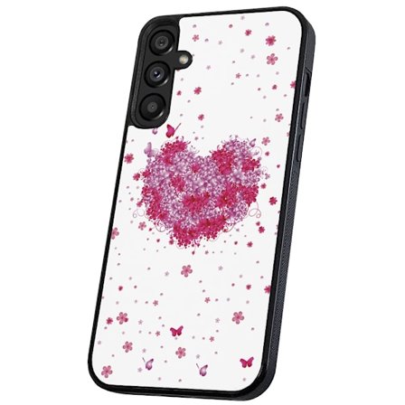 Samsung Galaxy S24 - Skal/Mobilskal Blomhjärta