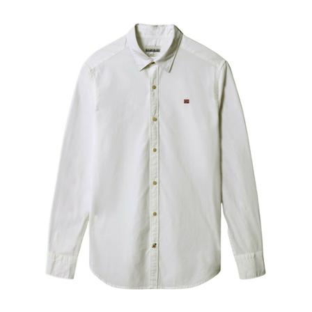 Napapijri Casual Shirts vit, Herr, Herr, Storlek: S