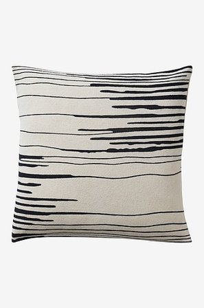 Jotex - Kussenhoes 50x50 Cm Natuurwit/zwart Natuurwit/zwart - KACE - Koop Sierkussens & hoezen bij Jotex