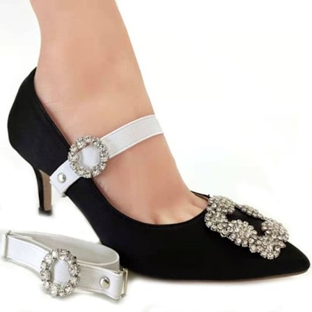 Kvinner Skolisser Bunt Skostrenger HVIT