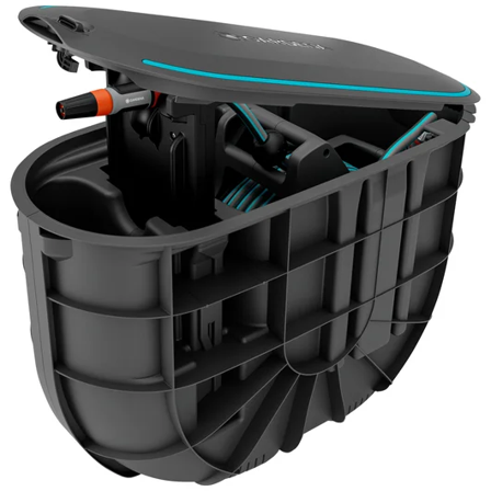 Gardena Slangbox Under Jord RollUp M (20m) - Slangbox för nedgrävning med automatisk upprullning