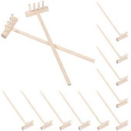 12 st Miniatyrdekoration Miniatyr Djurfigur Zen Trädgårdsräfsa Födelsedagspresent Barn Miniatyr Gåsfigur Zen Räfsa