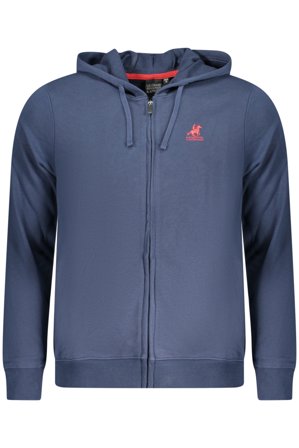 U.s. Grand Polo Felpa Con Zip Uomo Blu