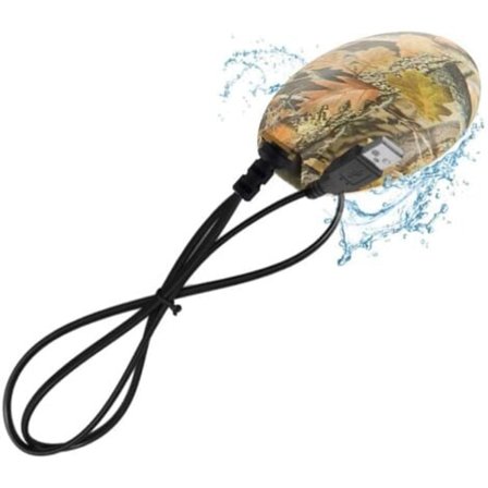 Fuglebadvarmer for utendørs bruk om vinteren, avisingsenhet for fuglebad med termostatisk kontroll for uteplass, hage, plen--.pa