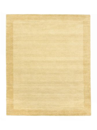 Wool Rug Handloom Frame Dusty Yellow Large