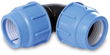 Georg Fischer 3004080602 PEM-kobling PP, vinkel, plast-plast 32 mm, Installasjon