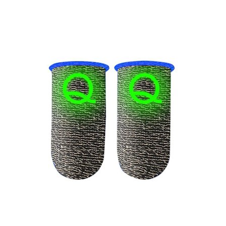 2 stk. Lysende Mobile Gaming Controller Finger Sleeves Mobile Game Hansker Touch Screen Finger Cots
