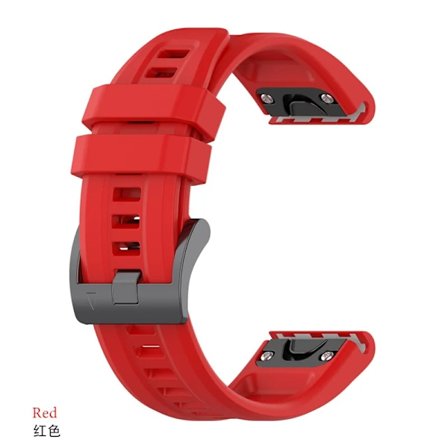 26mm silikonarmband för Garmin fenix 7X 7 7S 6X 6 Pro 6S 5 5X Plus Smartwatch Band Armband för Garmin Descent mk2i mk3 51mm 8
