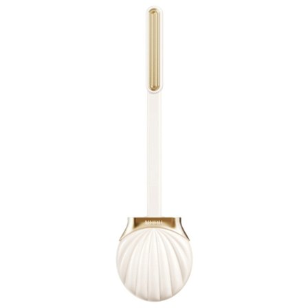 Creative Shell toalettborste med långt skaft Silikon toalettrengöringsborste