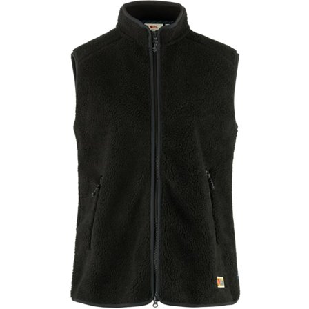 Fjällräven Vardag Pile Fleece Vest XL - female - Black - Fleece