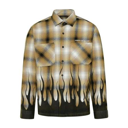 Vision OF Super, Shirts Beżowy, Mężczyzna, Rozmiar: XL