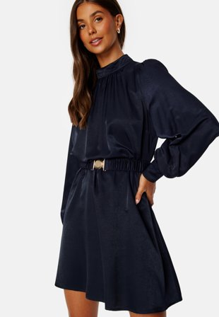 BUBBLEROOM Noemie Dress Dark blue Klær
