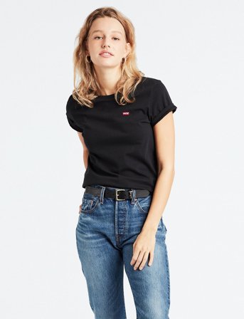 Levi's Perfect Tee Mineral Black - Black - XS