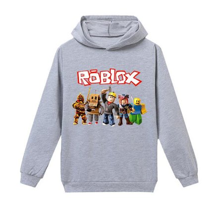 Roblox Hættetrøje til Børn Overtøj Trøje grå 150 cm