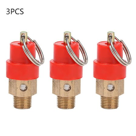 3 st 8 kg säkerhetsventil för luftkompressor tryckavlastningsventil regulator (g1/4'')