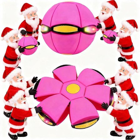 [LCS] 4 kpl Magic Meta Ball Studsboll lapsille, interaktiivinen maaginen frisbee vanhemmille ja lapsille, kaksoismuoto vapaasti vaihdettavissa 6 