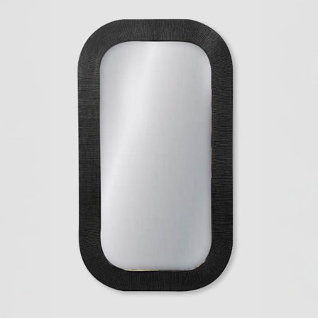 Magro 91 Spejl Sort 65,5X2X91Cm