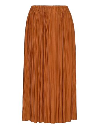 Uma Skirt 10167 Knælang Nederdel Orange Samsøe Samsøe