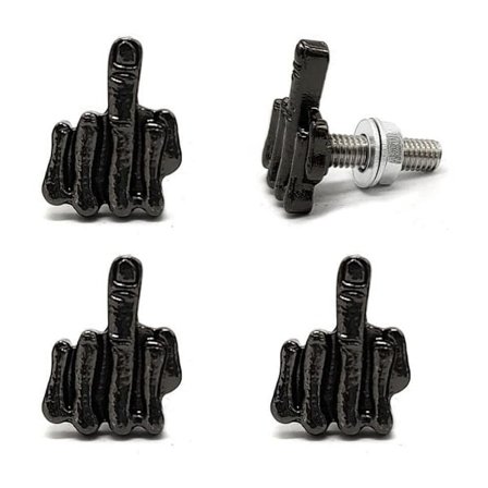 Nyhed Nummerplade Fastgørelsesmidler Sikre Stålskruer Vejrbestandigt Biltilbehør