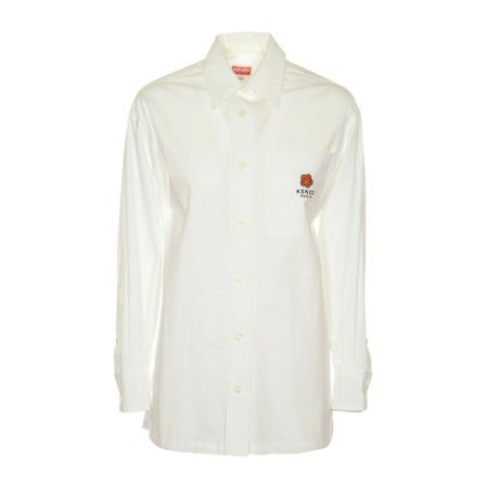 Kenzo - Skjortor - Vit - Dam - Storlek: 2xs, Dam, Storlek: 2XS