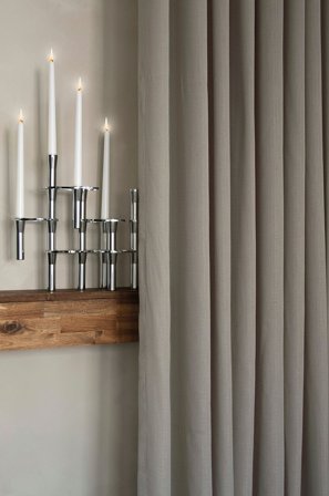 Hasta - Verho Vilja 132x250 cm - Beige - Lenkkiverhot - 132X250 - - Homeroom