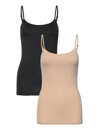 Visurface Strap Top New 2-Pack Top Ærmeløs Top Sort Vila