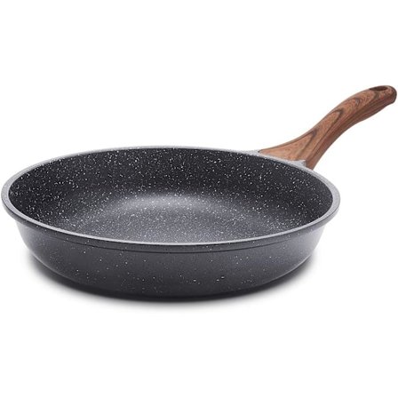 Non-stick Stekepanne, Sveitsisk Granittbelegg Omelettpanne, Sunn Stein Kokekar Kokkepanne 24cm (9.4in)