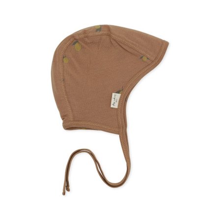 Vauvan myssy Helmet Lemon Brown, 3-6 kk - Konges Sløjd monivärinen