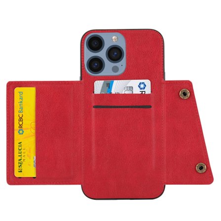 iPhone 15 Pro - Praktiskt Skal med Korthållare