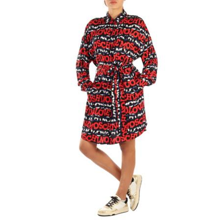 Love Moschino, Short Dresses Zwart, Dames, Maat:XS