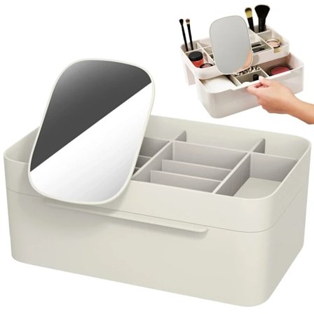 Sminkställ med Spegel / Sminkförvaring - Organisera din smink [CO]