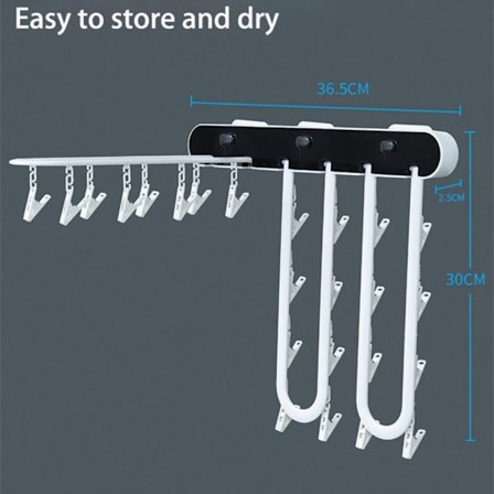 Tørkestativ Roterende tørkestativ SVART