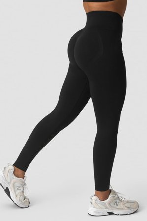 ICANIWILL - Sculpt Seamless Tights Black - Treningstights - Dame - ICIW