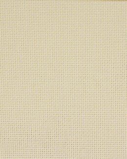 Stof Aida ecru 6,4 kvadr. pr. cm - 43x43 cm - Permin