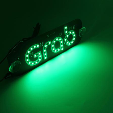Universal GRAB Taksi LED-mainoskyltin merkkivalo C Green 1pcs