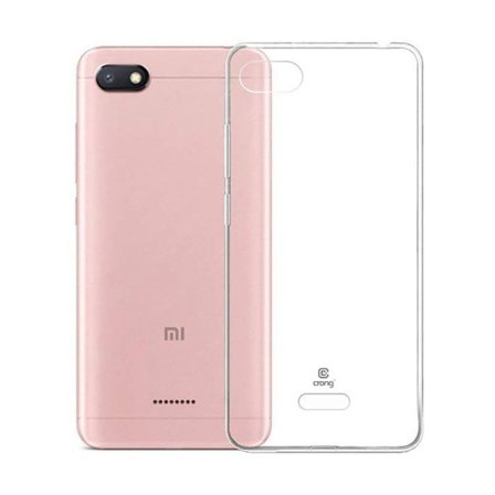 Beskyttelseshylster - Crong Crystal Slim Cover - Gennemsigtig - Ultra-tynd - Kompatibel med Xiaomi Redmi 6A