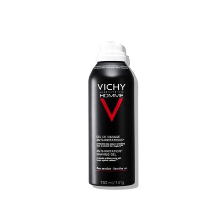 Vichy Homme Sensi Shave Gel Mousse Barba Anti-Irritazioni 150ml