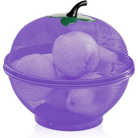 Fruktkorg i äppelform med lock, nätkorg för grönsaker, förvaringskorg för diskbänk, håller oönskade husdjur och insekter borta