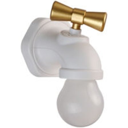 Nattlampa LED, 1 st Kran med röststyrning i mässing Night Li