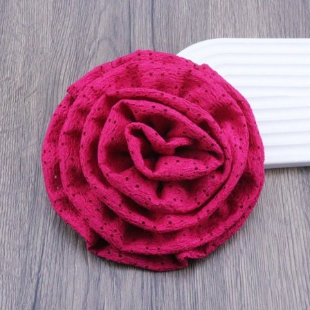 Stor blomst broche stof håndlavede brocher