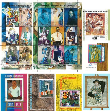 Picasso - 8 miniark - Stemplet