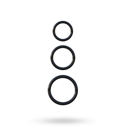 Fantasy C-Ringz: Silicone 3-Ring Stamina Set
