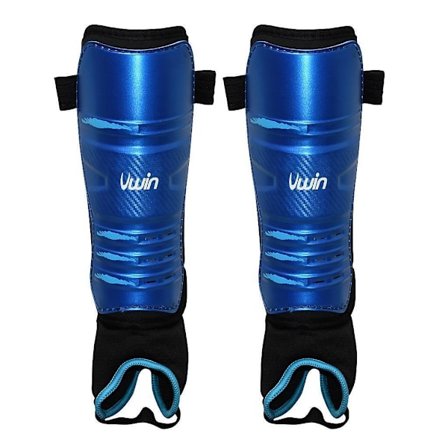 Uwin Barn/Barn Hockey Shin Guards M Royal Blue/Black/Aqua