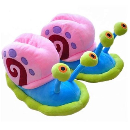 Plys Tøfler Høj Snegl Spongebob