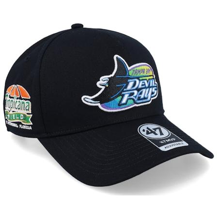 47 Brand - Hatstore Exclusive x Tampa Bay Rays Coops Dua Sure Shot Mvp Dt Black Adjustable Adjustable Black Cap - MLB @ Hatstore